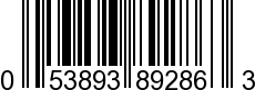 UPC-A <b>053893892863 / 0 53893 89286 3