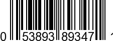 UPC-A <b>053893893471 / 0 53893 89347 1