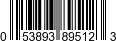 UPC-A <b>053893895123 / 0 53893 89512 3