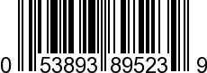 UPC-A <b>053893895239 / 0 53893 89523 9