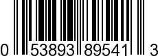 UPC-A <b>053893895413 / 0 53893 89541 3