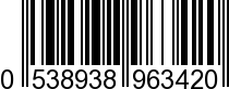 EAN-13: 053893896342 / 0 053893 896342