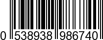 EAN-13: 053893898674 / 0 053893 898674