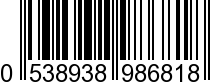 EAN-13: 053893898681 / 0 053893 898681