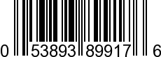 UPC-A <b>053893899176 / 0 53893 89917 6