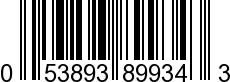 UPC-A <b>053893899343 / 0 53893 89934 3