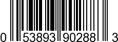 UPC-A <b>053893902883 / 0 53893 90288 3