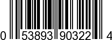 UPC-A <b>053893903224 / 0 53893 90322 4