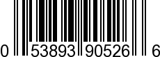 UPC-A <b>053893905266 / 0 53893 90526 6