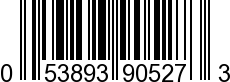 UPC-A <b>053893905273 / 0 53893 90527 3