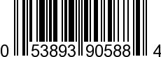 UPC-A <b>053893905884 / 0 53893 90588 4