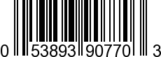 UPC-A <b>053893907703 / 0 53893 90770 3