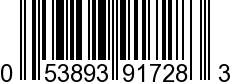 UPC-A <b>053893917283 / 0 53893 91728 3