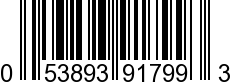 UPC-A <b>053893917993 / 0 53893 91799 3