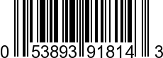 UPC-A <b>053893918143 / 0 53893 91814 3