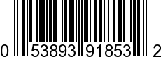 UPC-A <b>053893918532 / 0 53893 91853 2