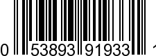 UPC-A <b>053893919331 / 0 53893 91933 1