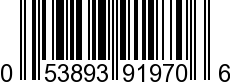 UPC-A <b>053893919706 / 0 53893 91970 6