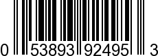 UPC-A <b>053893924953 / 0 53893 92495 3