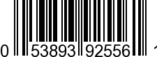 UPC-A <b>053893925561 / 0 53893 92556 1