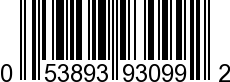 UPC-A <b>053893930992 / 0 53893 93099 2