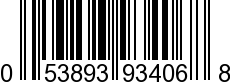 UPC-A <b>053893934068 / 0 53893 93406 8