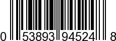 UPC-A <b>053893945248 / 0 53893 94524 8