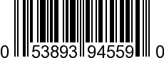 UPC-A <b>053893945590 / 0 53893 94559 0