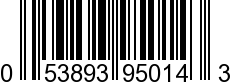 UPC-A <b>053893950143 / 0 53893 95014 3