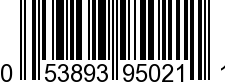 UPC-A <b>053893950211 / 0 53893 95021 1