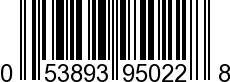 UPC-A <b>053893950228 / 0 53893 95022 8