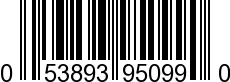 UPC-A <b>053893950990 / 0 53893 95099 0