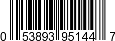 UPC-A <b>053893951447 / 0 53893 95144 7