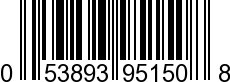 UPC-A <b>053893951508 / 0 53893 95150 8