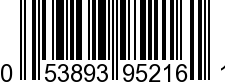 UPC-A <b>053893952161 / 0 53893 95216 1