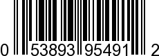 UPC-A <b>053893954912 / 0 53893 95491 2