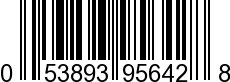 UPC-A <b>053893956428 / 0 53893 95642 8