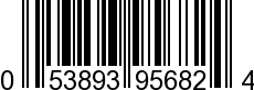 UPC-A <b>053893956824 / 0 53893 95682 4