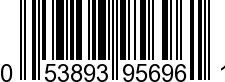 UPC-A <b>053893956961 / 0 53893 95696 1