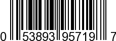 UPC-A <b>053893957197 / 0 53893 95719 7