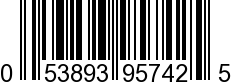 UPC-A <b>053893957425 / 0 53893 95742 5