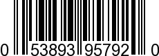 UPC-A <b>053893957920 / 0 53893 95792 0