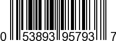 UPC-A <b>053893957937 / 0 53893 95793 7