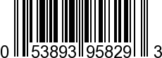 UPC-A <b>053893958293 / 0 53893 95829 3