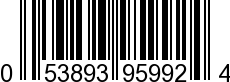 UPC-A <b>053893959924 / 0 53893 95992 4