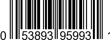 UPC-A <b>053893959931 / 0 53893 95993 1