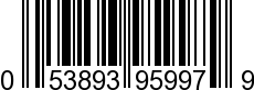 UPC-A <b>053893959979 / 0 53893 95997 9