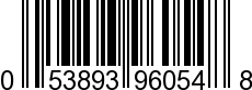 UPC-A <b>053893960548 / 0 53893 96054 8