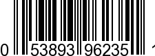 UPC-A <b>053893962351 / 0 53893 96235 1