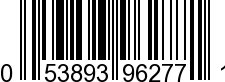 UPC-A <b>053893962771 / 0 53893 96277 1